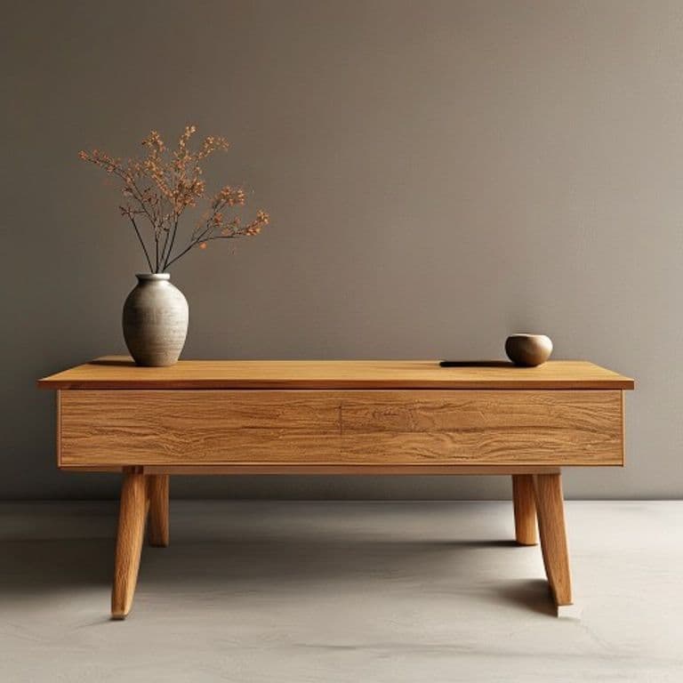 Wa-Shitsu Atelier — Fumi-zukue Japanese Writing Desk, 60cm with Drawer